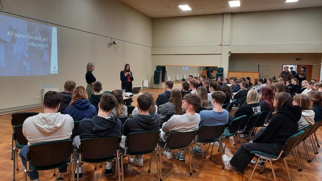 RSU vieslekcija "Augstskolas izvēle, studenta dzīve, plānošana"